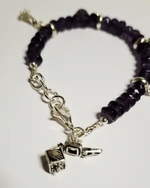 Nieuwe zilveren Armband van natuurlijke facetgeslepen Amethist kopen? Bied vanaf 80!