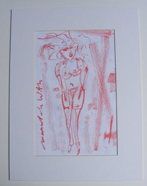 Niet of onleesbaar gesigneerd - lady in red kopen? Bied vanaf 10!