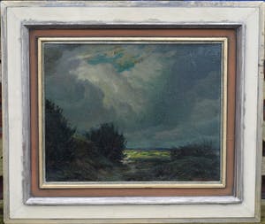 Klaas Pijlman - Olieverf op doek , “Landschap” – ingelijst - 1946 kopen? Bied vanaf 75!