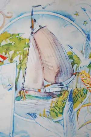 Johan Dijkstra - zeer zeldzame promotieprent 'het Groninger landschap'- kleurenlitho kopen? Bied vanaf 125!