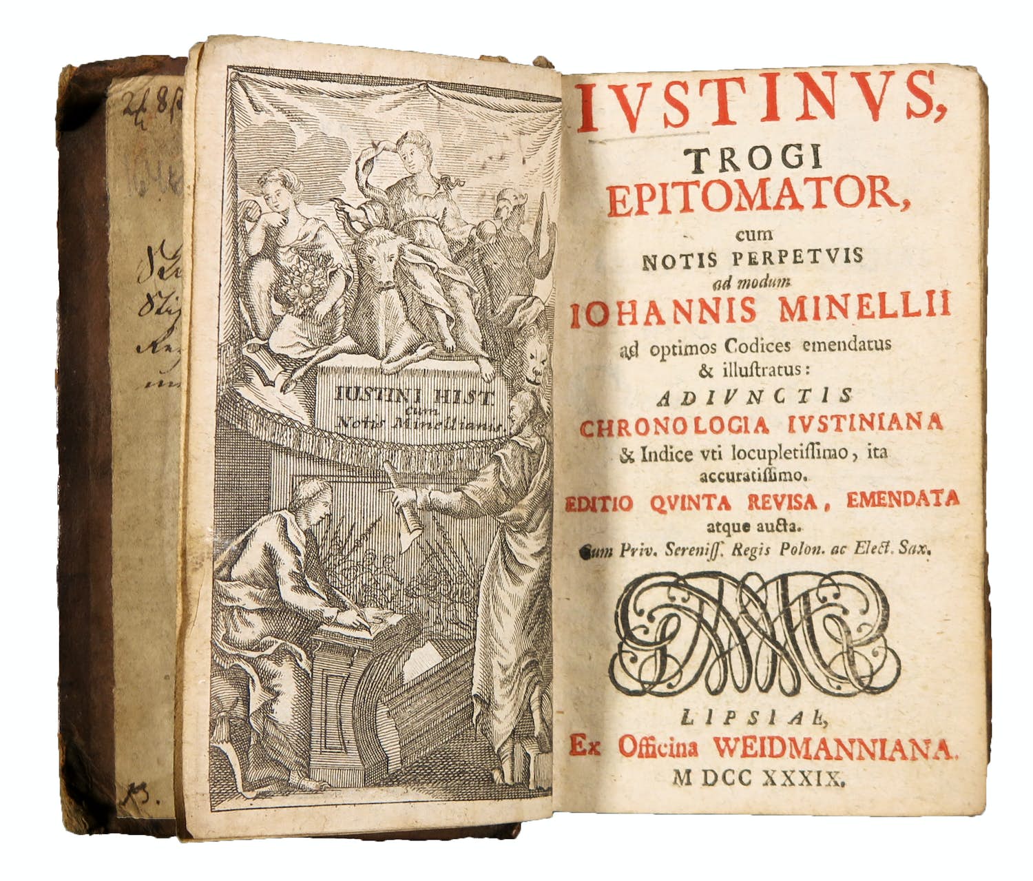 Johannes Minellius - Trogi epitomator, Justinus, Trogi empitomator, cum notis perpetuis ad (...) verkocht voor € 1!