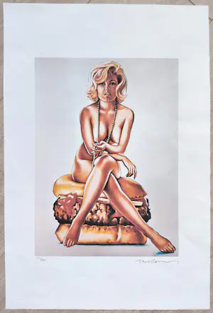 AcheterMel Ramos - Hamburger Girl, genummerde offset litho? Enchérissez de 75!