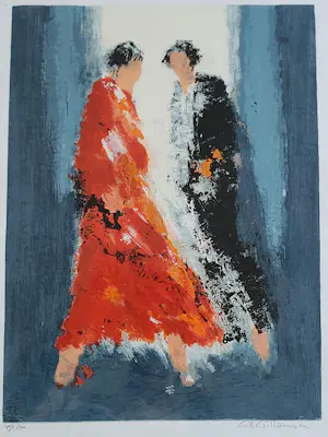 Wil Willemsen - Red Dress. kopen? Bied vanaf 75!