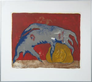 Mark Brusse - Litho, Zonder Titel - Ingelijst kopen? Bied vanaf 35!