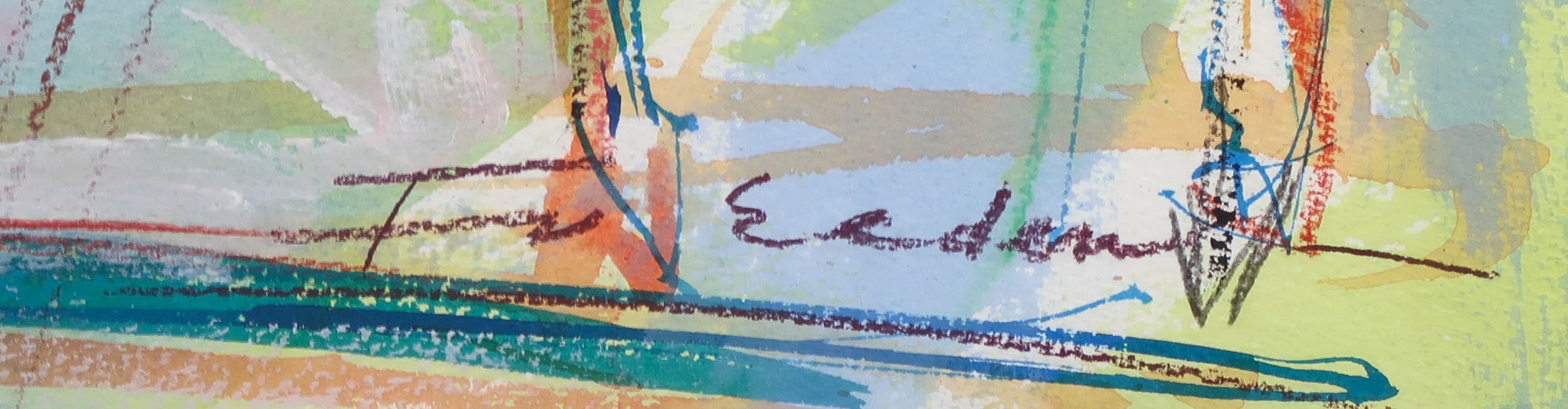 Frits van Eeden - Gemengde techniek op papier, Horses - Ingelijst (Groot) kopen? Bied vanaf 120!