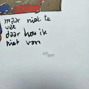 Herman Brood - Kookkunst - zeefdruk -Botje voor de Hond kopen? Bied vanaf 55!