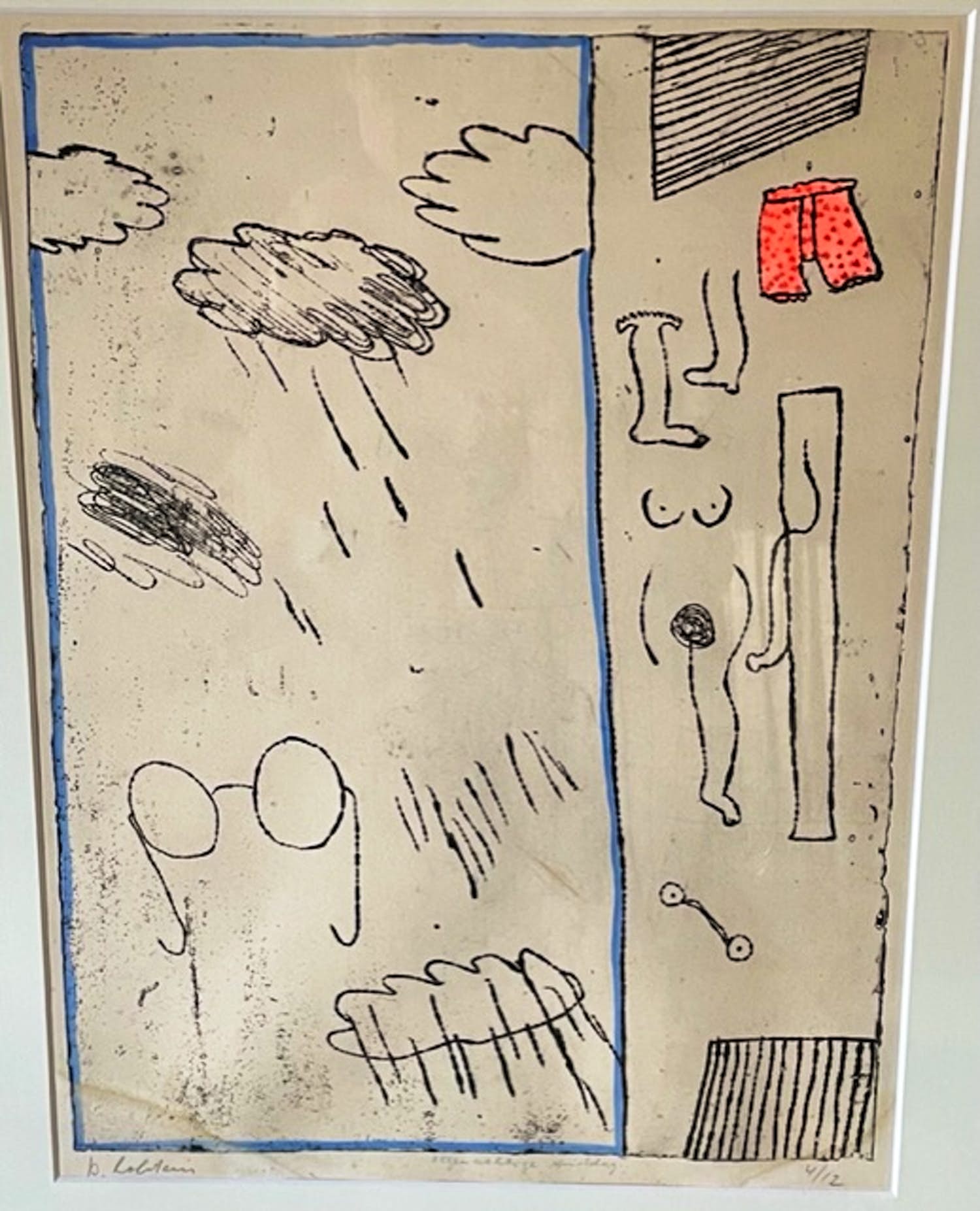 Pieter Holstein - Regenachtige middag verkocht voor € 100!