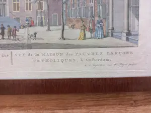 Pieter Fouquet - Gezicht van het jongens-wees-huys der Roomsch-gezinden, te Amsterdam kopen? Bied vanaf 100!