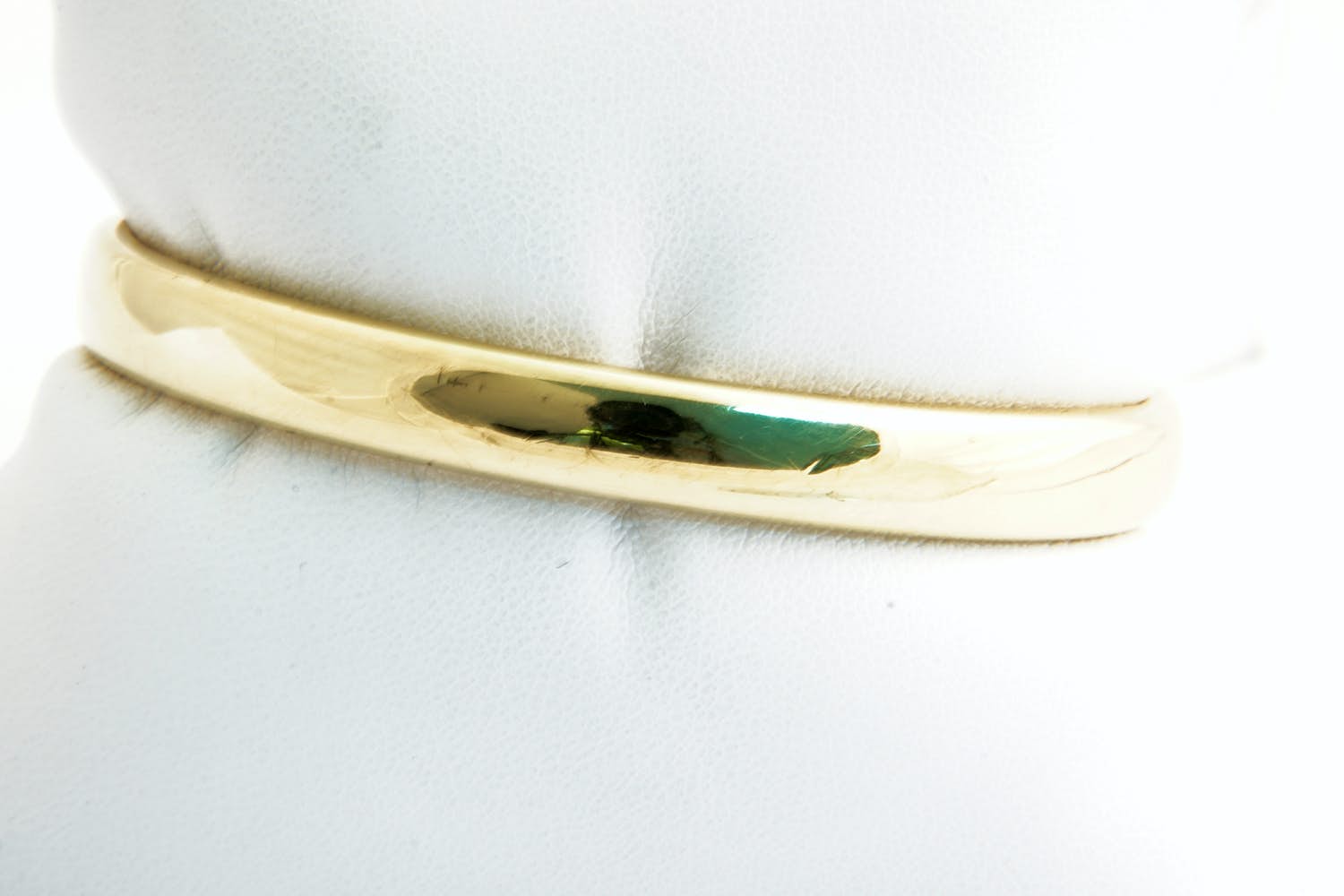 61- Zware en fraaie 14krt geel-gouden ovalen unisex "slaven" armband kopen? Bied vanaf 570!