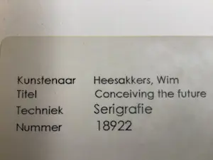 Wim Heesakkers - Concerning the future. kopen? Bied vanaf 35!