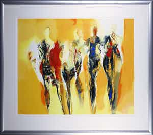 Peter Meijer - Zeefdruk, Summertime - Ingelijst (Groot) verkocht voor € 80!