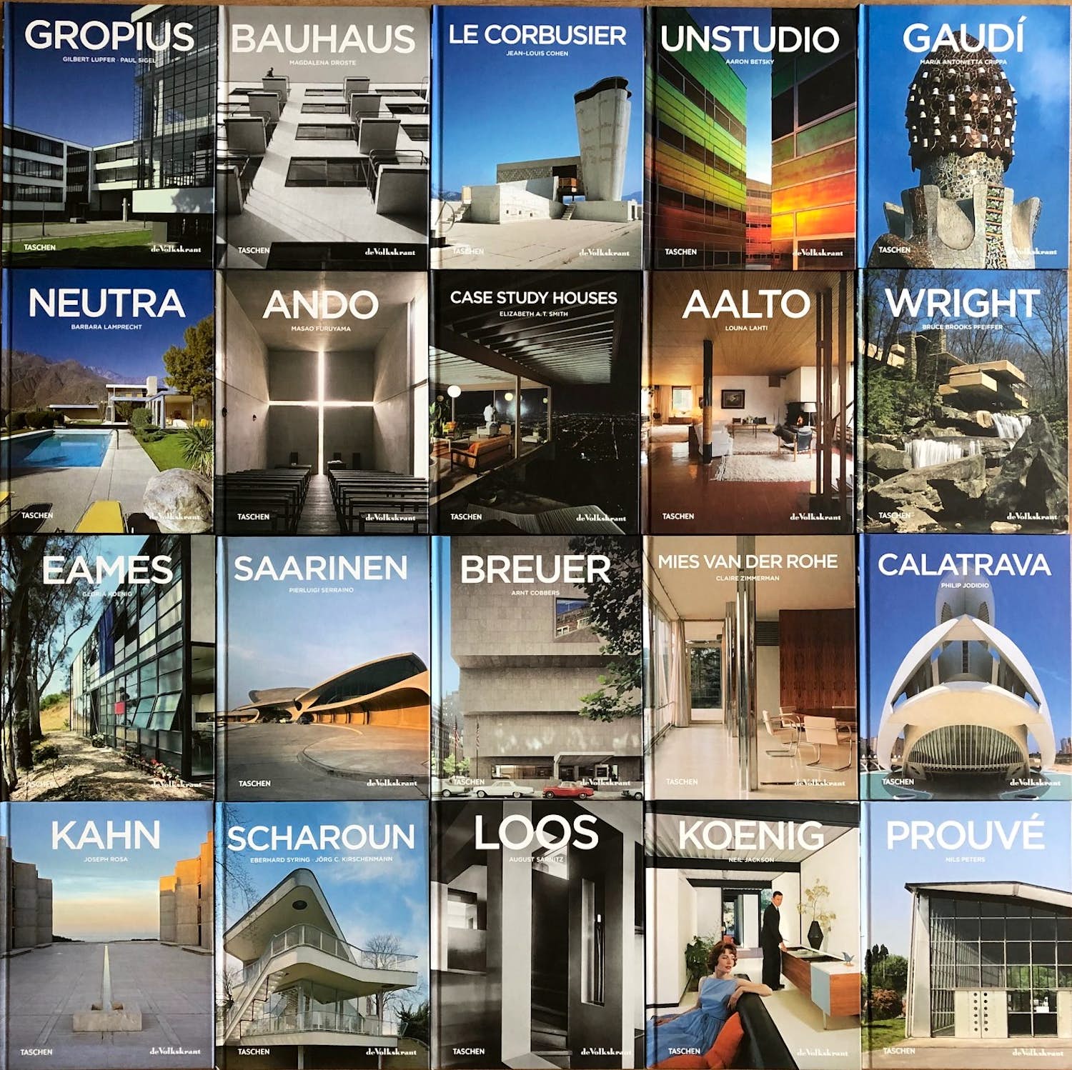 Various Artists Books - Taschen / De Volkskrant - Wereld architecten - 2010 verkocht voor € 100!