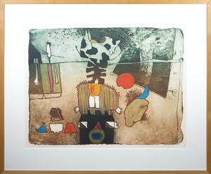 Michel van Overbeeke - Ets, Different hours II - Ingelijst kopen? Bied vanaf 50!