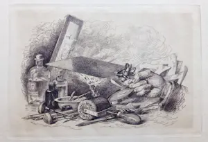 Richard Hermann Eschke - Julius Ehrentraut - 2 etsen - Verein für Original Radirung - 1887 kopen? Bied vanaf 25!