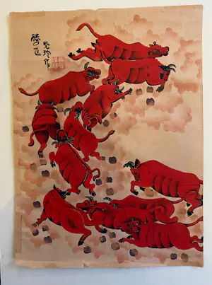 Buy Pan Xiaoling - BULL’s STAMPEDE? Bid from 25!