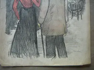 Theophile Alexandre Steinlen - La Montre ,par Trebla kopen? Bied vanaf 25!