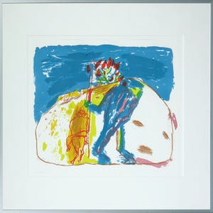 Pieter Defesche - Zeefdruk, Zonder titel - Ingelijst kopen? Bied vanaf 1!