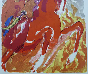 Kees van Dongen - Gravure 1001 Nacht: 'Le Prince Sharkan au combat' kopen? Bied vanaf 15!