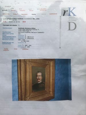 Hermanus Willem Koekkoek - Militair portret generaal Karel van der Heyden kopen? Bied vanaf 650!