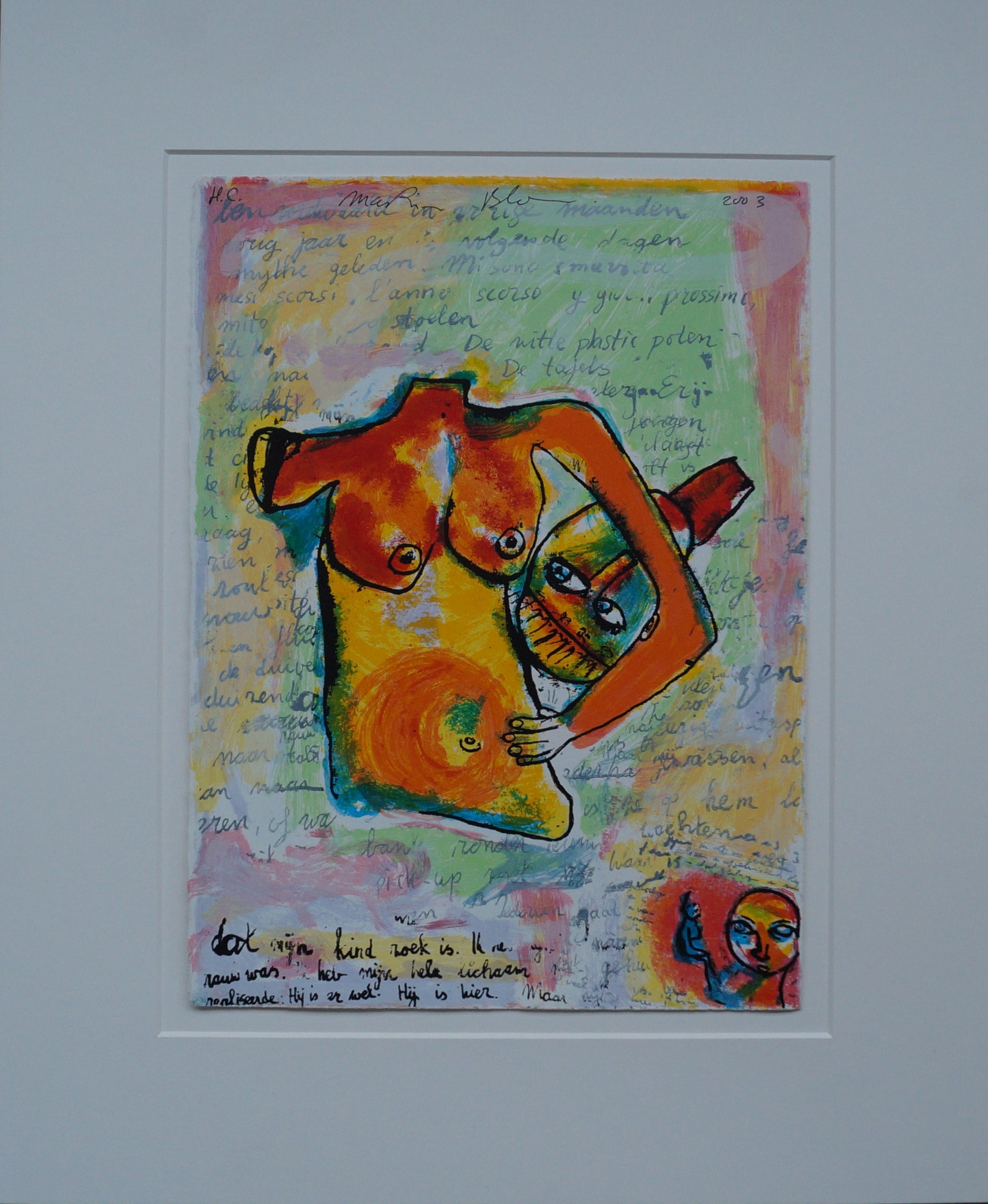 Marion Bloem - gesigneerde zeefdruk - 2003 kopen? Bied vanaf 25!