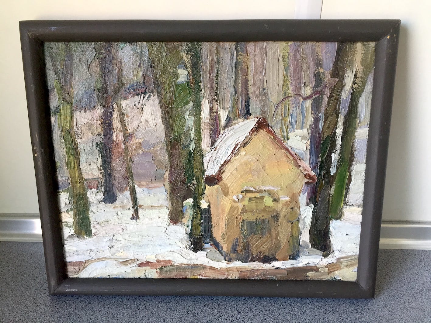 Ivars Aizkalns - Olieverf op Doek, Ingelijst kopen? Bied vanaf 120!