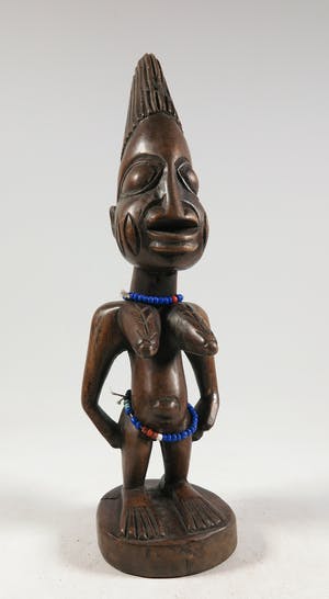 Yoruba - Hout, Ibedji tweeling beeld kopen? Bied vanaf 1!