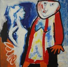 Martin van Wordragen - Gr Kleurenzeefdruk DE TROUWDAG Handgesigneerd. kopen? Bied vanaf 55!