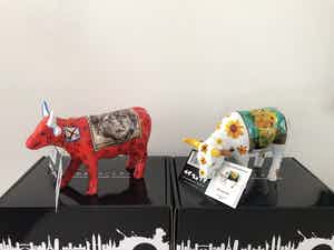 Marianne Bey - Selfportrait Rembrandt & Sunflowers van Gogh verkocht voor € 80!