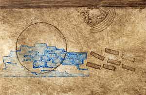 Jan Montyn - Uit elkaar vallende stad, aquatint ets (kleine oplage) verkocht voor € 125!