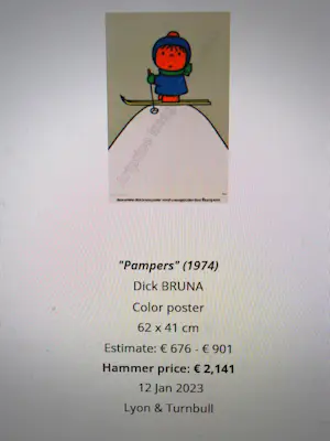 Dick Bruna - collector's item: Skieën/Skiing - uitgave Pampers 1974 kopen? Bied vanaf 450!