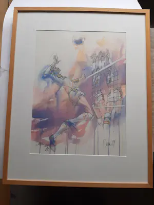 Ortho Owen - Zeefdruk, titel, "Smach". kopen? Bied vanaf 40!