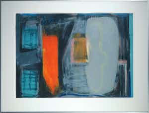 Kees Slegt - Kleurenets en aquatint, Zonder titel - Ingelijst (Groot) verkocht voor € 1!