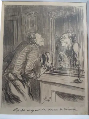 Honore Daumier - Pipelet essayant son sourire de Décembre kopen? Bied vanaf 200!