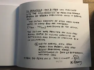 Keith Haring - Zeldzame litho uit het portfolio Against all odds kopen? Bied vanaf 1!