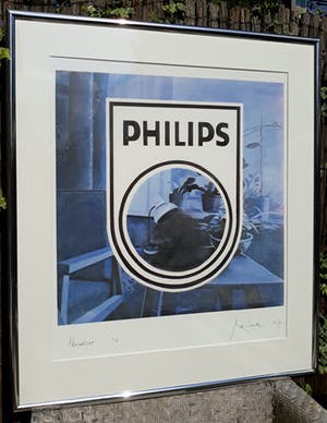 Rob Scholte - Nachtlicht, zeefdruk (mooi ingelijst, groot!) kopen? Bied vanaf 275!