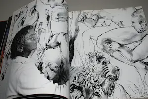 Hans Erni - 2 hardcovers: OlympArt / Olympische spelen & 'Israel' met originele tekening kopen? Bied vanaf 175!