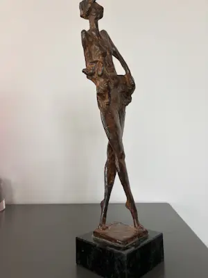 Marian Kievits - Vrouw met teckel kopen? Bied vanaf 125!