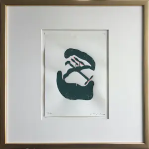 Niet of onleesbaar gesigneerd - abstract | linosnede kopen? Bied vanaf 1!