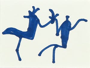 Jan Roede - Tekening, Zonder titel (met certificaat van echtheid!) kopen? Bied vanaf 50!