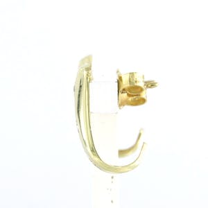 BWG gele oorbellen met single cut geslepen diamant 0,03ct - F/G - VS/SI kopen? Bied vanaf 65!