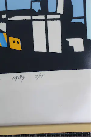 Leo Vroman - Zeefdruk - 1989 kopen? Bied vanaf 75!