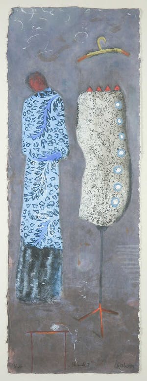 Liesbeth Rahder - Zeefdruk, Shanti I- Ingelijst kopen? Bied vanaf 50!