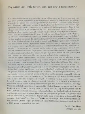 Modest Huys - Leven en werk van Modest Huys (1874-1932) kopen? Bied vanaf 40!