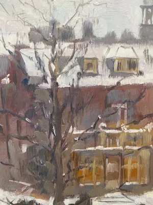 Niet of onleesbaar gesigneerd - villa in winter kopen? Bied vanaf 1!