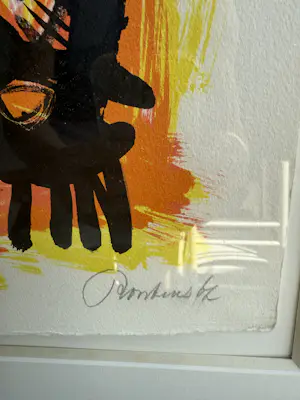 Anton Rooskens - Original lithografie no 9 kopen? Bied vanaf 100!