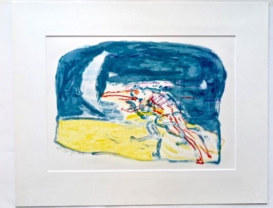 Pieter Defesche - Tegenwind - Originele lithografie kopen? Bied vanaf 19!