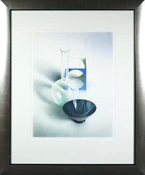 Olav Cleofas van Overbeek - Litho, Stilleven - Ingelijst verkocht voor € 60!