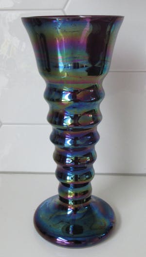 Wilhelm Kralik Sohne - Stel Art Nouveau Iridescent geglazuurde ribbelvazen kopen? Bied vanaf 10!