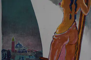 Kees van Dongen - Houtgravure - Rose-dans-le-calice chez le roi Derbas kopen? Bied vanaf 50!