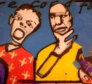 Herman Brood - schilderij , Free Record Fame, 220 x 200 cm TOPWERK + HB-M certificaat verkocht voor € 4500!